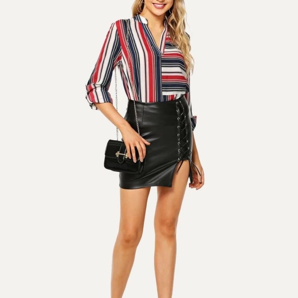 Faux leather skirt - Picture 5 of 5